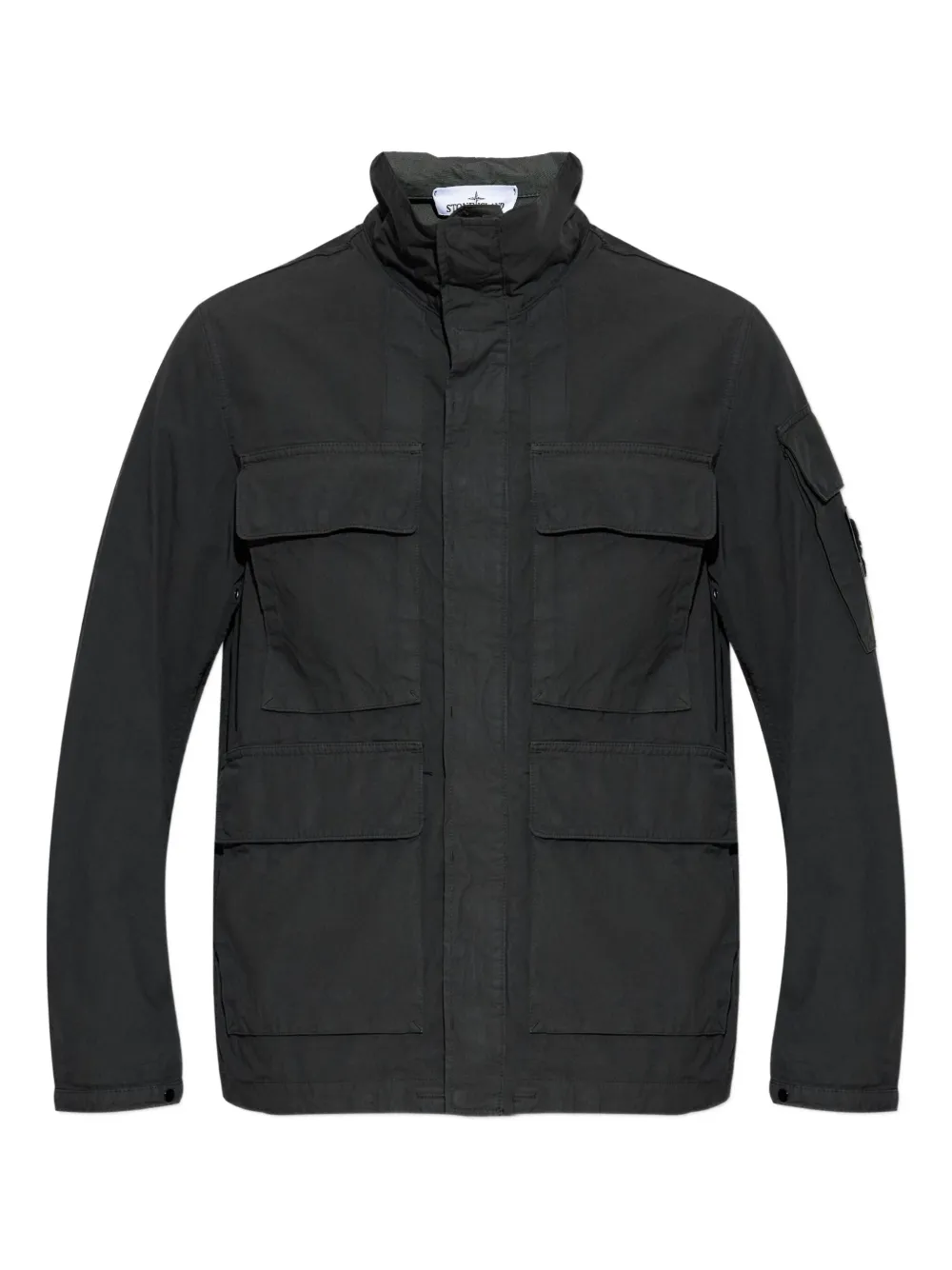 Хлопковая куртка с несколькими карманами Stone Island, черный
Хлопковая куртка с несколькими карманами Stone Island, черный