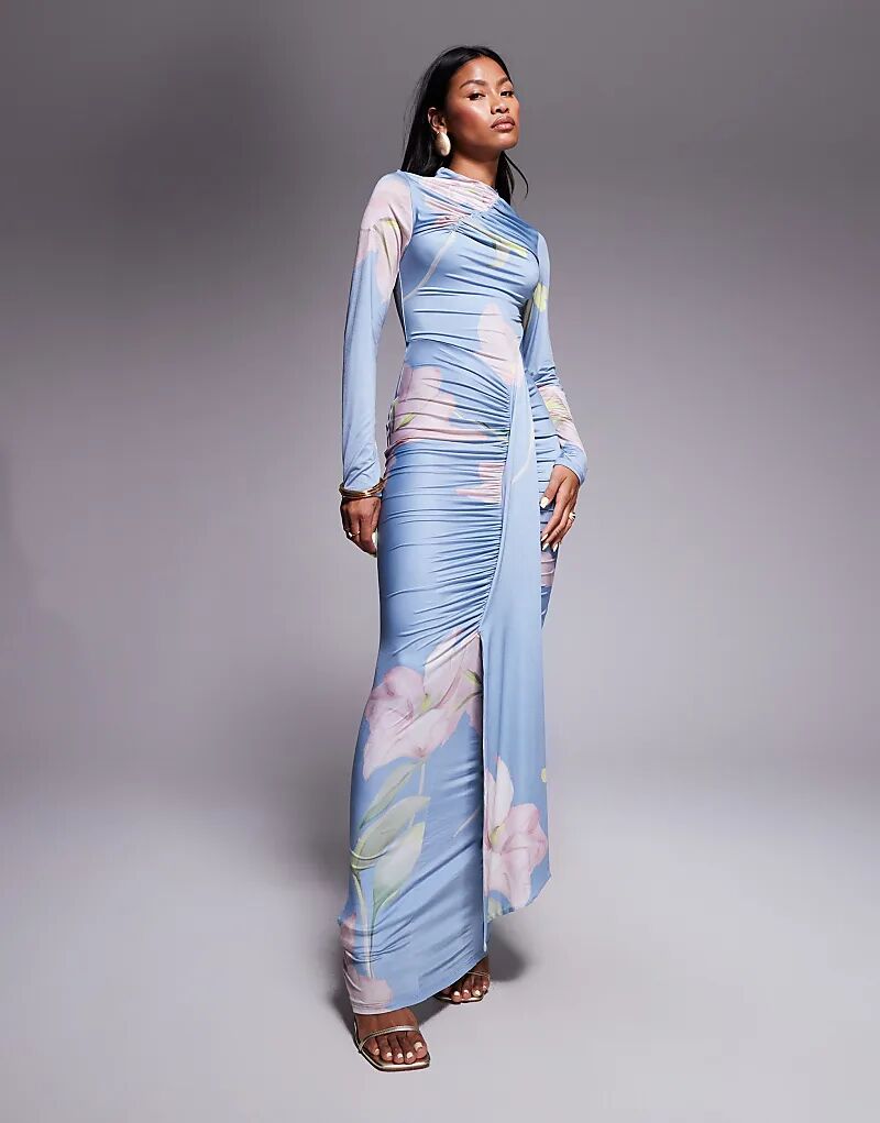 Платье макси с длинными рукавами и цветочным принтом от ASOS DESIGN
Платье макси с длинными рукавами и цветочным принтом от ASOS DESIGN