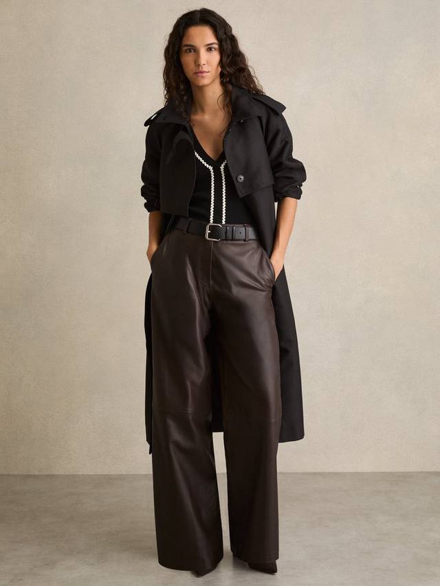 Mercey Petite широкие кожаные брюки Reiss
Mercey Petite широкие кожаные брюки Reiss