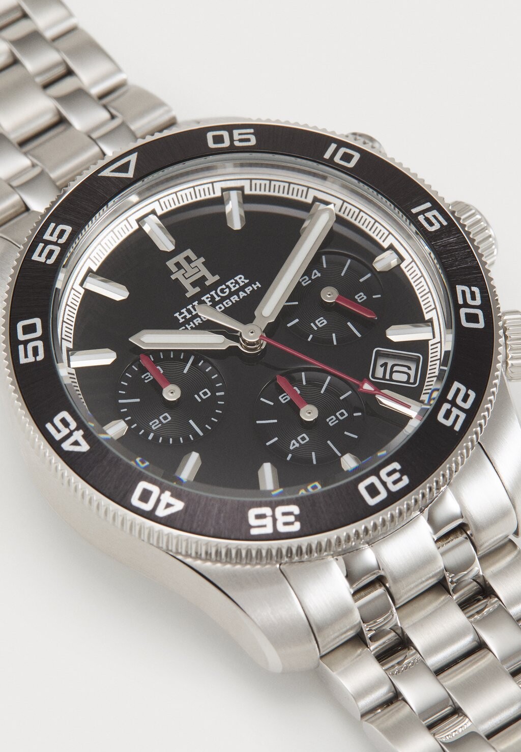 Часы с хронографом Tommy Hilfiger, черный 
Часы с хронографом Tommy Hilfiger, черный