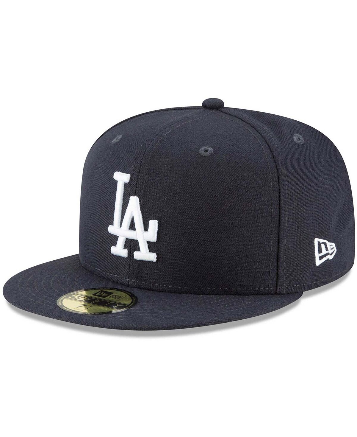 Мужская темно-синяя приталенная шляпа с логотипом Los Angeles Dodgers, белая 59FIFTY New Era
Мужская темно-синяя приталенная шляпа с логотипом Los Angeles Dodgers, белая 59FIFTY New Era