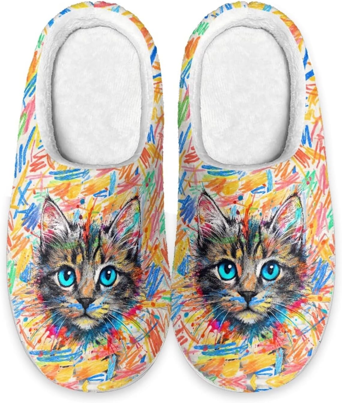 Тапочки для дома Forchrinse с американским флагом для мужчин и женщин, мягкие и комфортные, теплые тапочки на осень и зиму, легкие, на скользящей подошве, Cat Print
Тапочки для дома Forchrinse с американским флагом для мужчин и женщин, мягкие и комфортные, теплые тапочки на осень и зиму, легкие, на скользящей подошве, Cat Print
