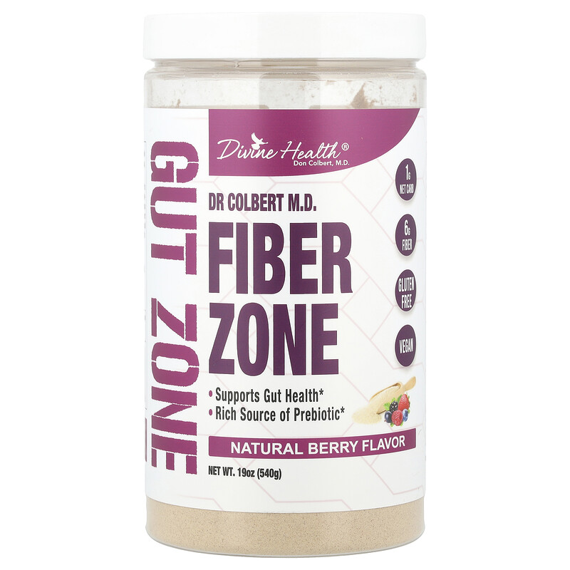 Divine Health, Цельнопищевой магний Кольбер, доктор медицины Fiber Zone, натуральные ягоды, 540 г (19 унций) 
Divine Health, Цельнопищевой магний Кольбер, доктор медицины Fiber Zone, натуральные ягоды, 540 г (19 унций)