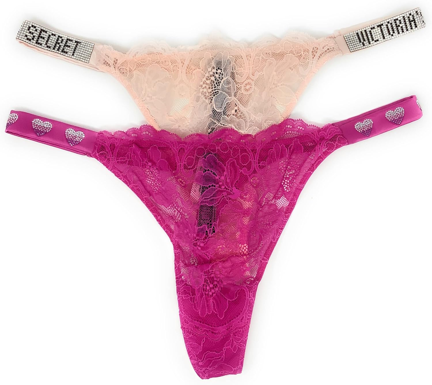 Victoria's Secret Bombshell Shine Very Sexy трусики-стринги, набор из 2 штук, Light Pink/Hearts
Victoria's Secret Bombshell Shine Very Sexy трусики-стринги, набор из 2 штук, Light Pink/Hearts