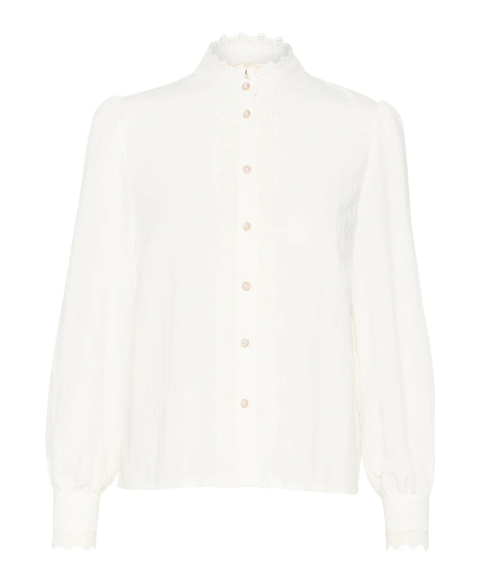 Блуза Snow с пышными рукавами Cream, белый
Блуза Snow с пышными рукавами Cream, белый