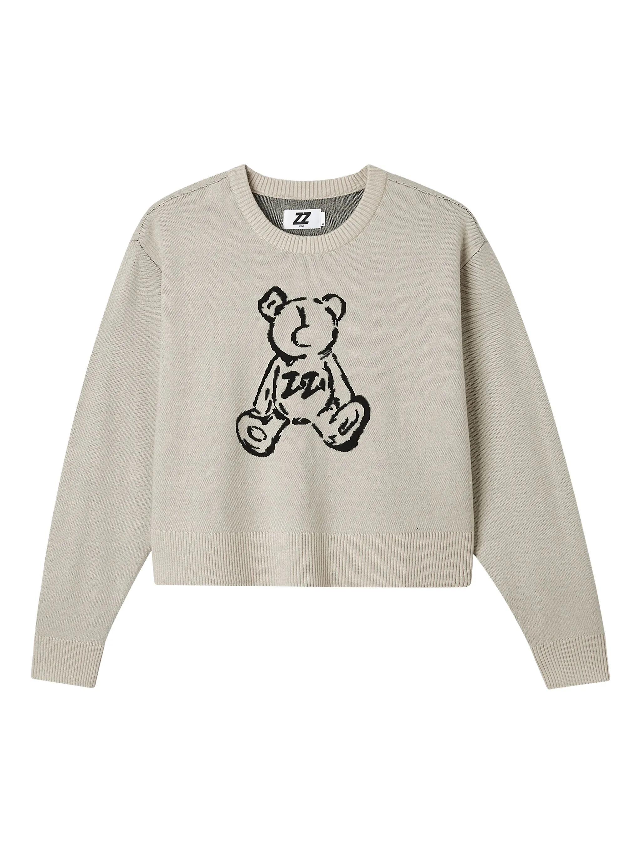 Свитер с круглым вырезом Izzue, бежевый
Свитер с круглым вырезом Izzue, бежевый