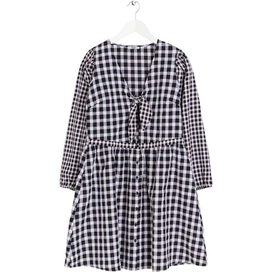 Платье-рубашка BZR, черный/белый 
Платье-рубашка BZR, черный/белый