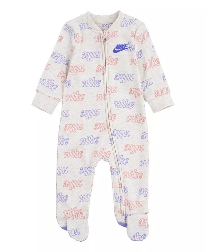 Комбинезон на ножках с принтом для девочек или мальчиков Nike, белый
Комбинезон на ножках с принтом для девочек или мальчиков Nike, белый