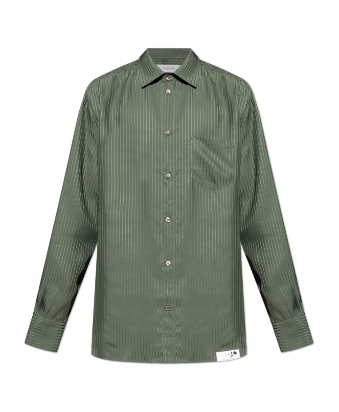Рубашка с карманом Golden Goose, зеленый
Рубашка с карманом Golden Goose, зеленый