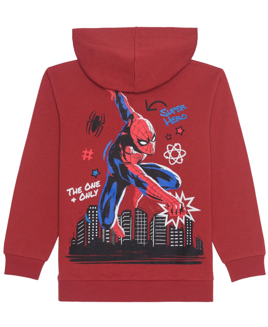 Детская толстовка с капюшоном и принтом (5-20 лет) Spider-Man, Red
Детская толстовка с капюшоном и принтом (5-20 лет) Spider-Man, Red