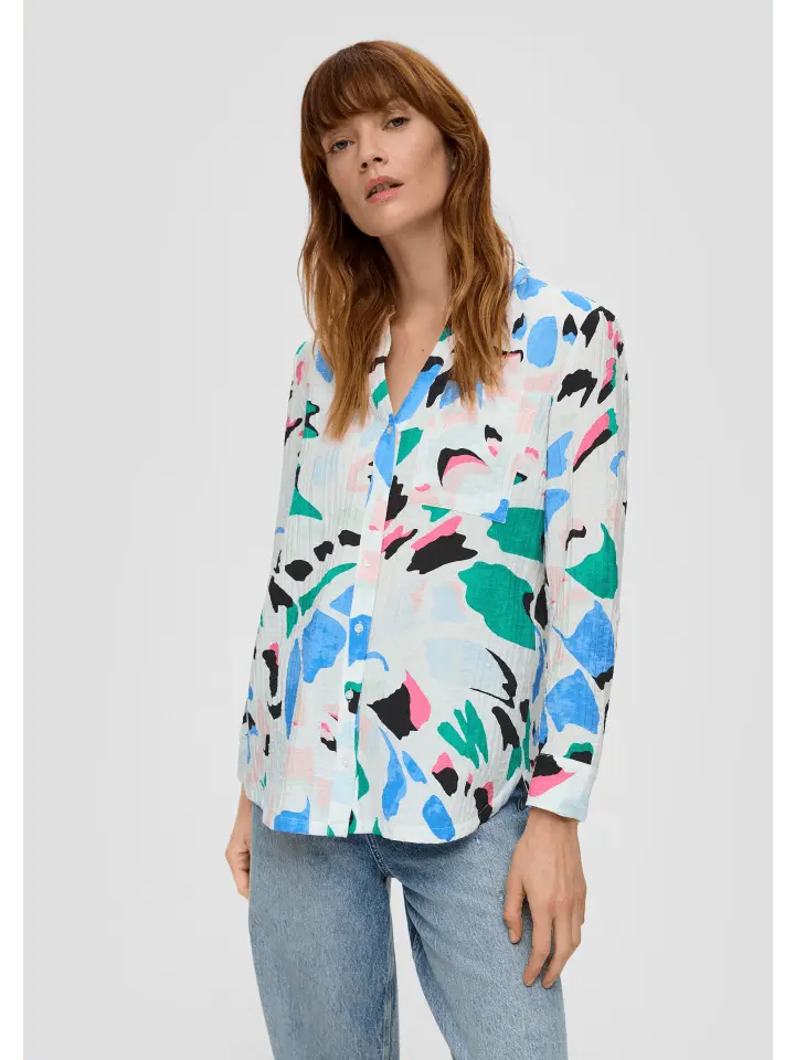 Блуза sOliver langarm, цвет creme-mehrfarbig
Блуза sOliver langarm, цвет creme-mehrfarbig