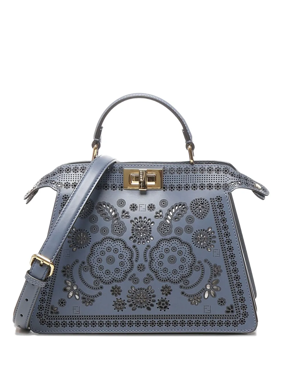 Маленькая сумка-тоут Peakaboo ISeeU FENDI, синий
Маленькая сумка-тоут Peakaboo ISeeU FENDI, синий