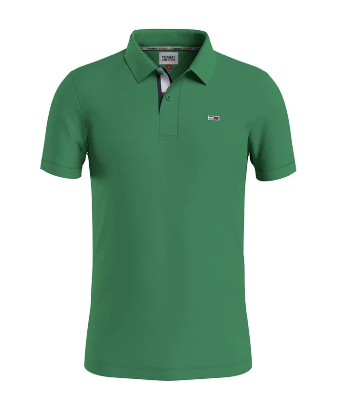 Зеленая хлопковая рубашка-поло приталенного кроя Tommy Jeans, зеленый
Зеленая хлопковая рубашка-поло приталенного кроя Tommy Jeans, зеленый