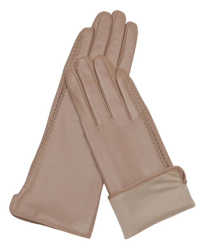 Перчатки из натуральной кожи Estro, бежевый
Перчатки из натуральной кожи Estro, бежевый