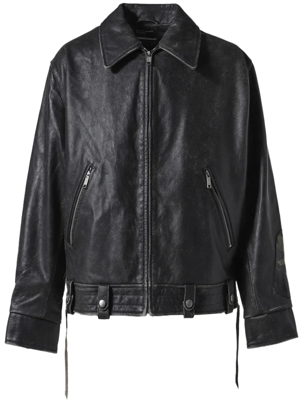 Кожаная куртка на молнии Enfants Riches Déprimés, черный
Кожаная куртка на молнии Enfants Riches Déprimés, черный