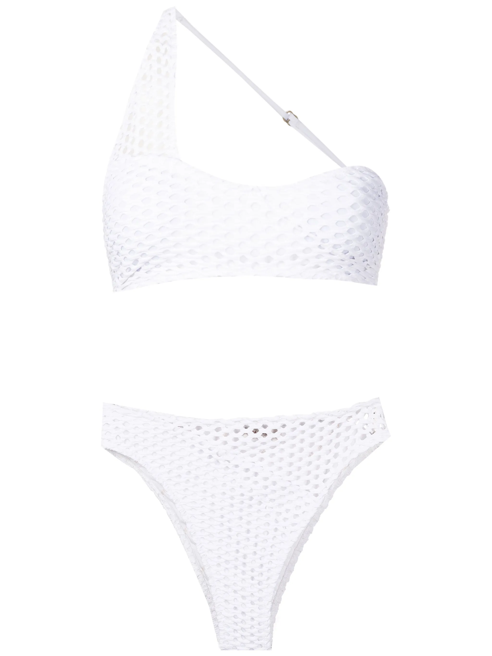 Бикини с лифом на одно плечо Amir Slama, белый
Бикини с лифом на одно плечо Amir Slama, белый