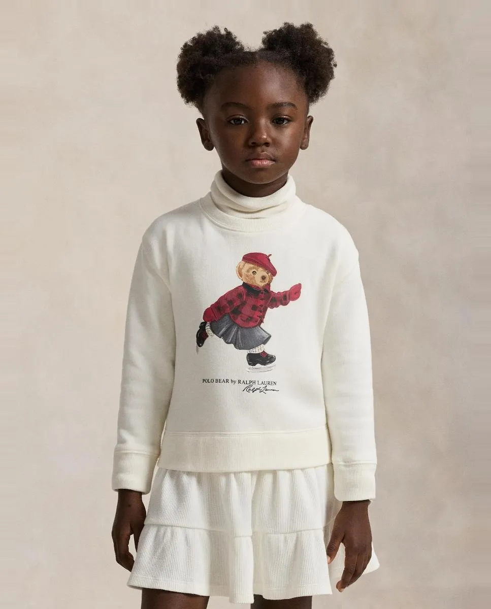 Платье для девочки из мягкого материала с медведем Polo Polo Ralph Lauren, кремовый
Платье для девочки из мягкого материала с медведем Polo Polo Ralph Lauren, кремовый