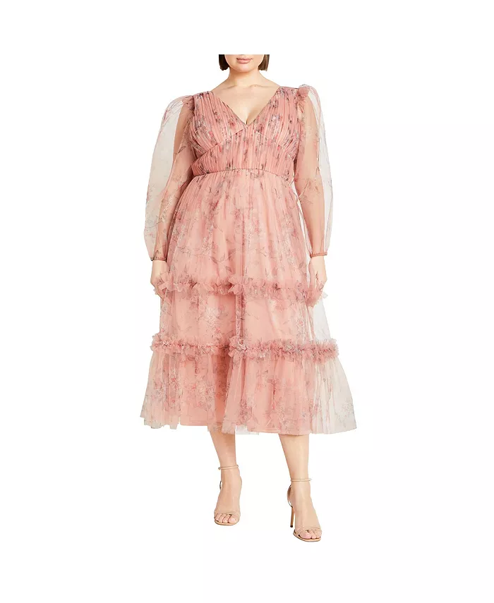 Платье миди с принтом котенка больших размеров CITY CHIC, черный
Платье миди с принтом котенка больших размеров CITY CHIC, черный