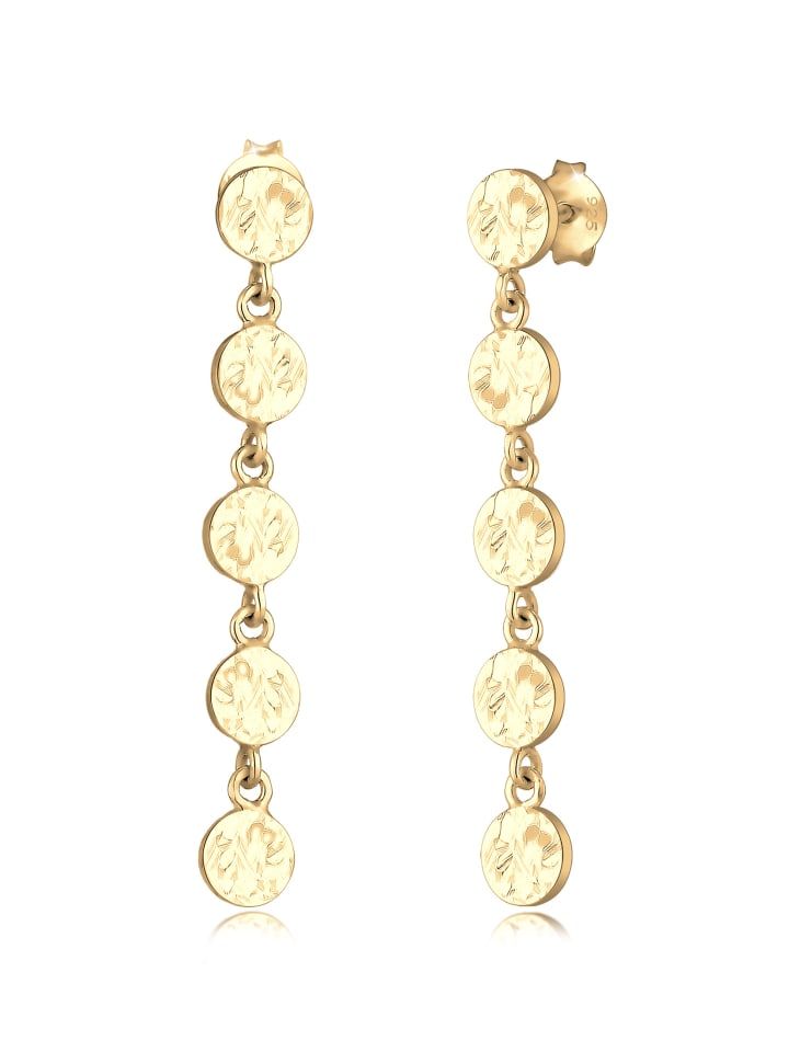 Elli Серьги из серебра 925 пробы с геометрическим узором и золотым диском
Elli Серьги из серебра 925 пробы с геометрическим узором и золотым диском