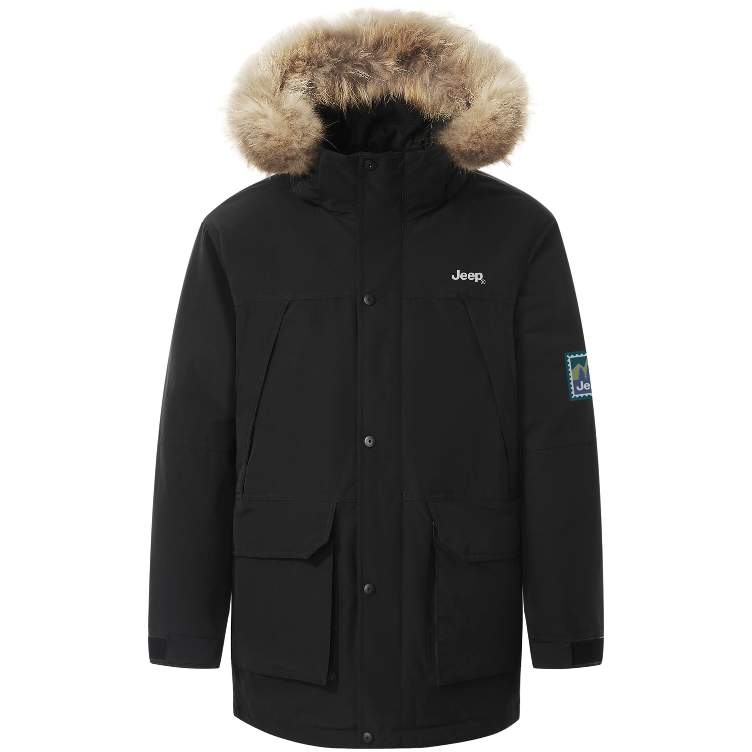 Пуховик унисекс Jeep, хаки
Пуховик унисекс Jeep, хаки