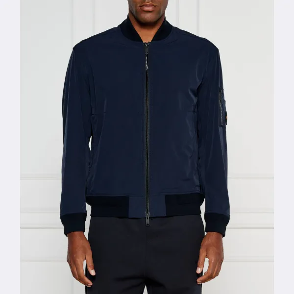 Бомбер Obear классического кроя Boss, синий
Бомбер Obear классического кроя Boss, синий