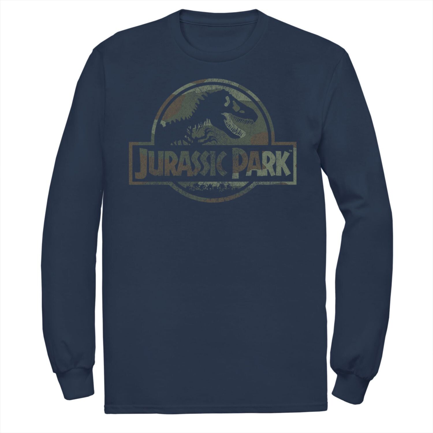 Мужская футболка с камуфляжным логотипом «Парк Юрского периода» Fossil, Blue Licensed Character, синий
Мужская футболка с камуфляжным логотипом «Парк Юрского периода» Fossil, Blue Licensed Character, синий