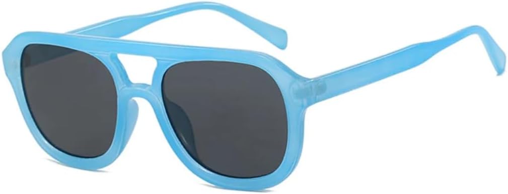 Солнцезащитные очки с защитой от УФ-излучения UV400 | Двойная перемычка, цветные линзы | Для женщин и мужчин, для занятий спортом на открытом воздухе и вождения DSVIGF, Blue-black
Солнцезащитные очки с защитой от УФ-излучения UV400 | Двойная перемычка, цветные линзы | Для женщин и мужчин, для занятий спортом на открытом воздухе и вождения DSVIGF, Blue-black