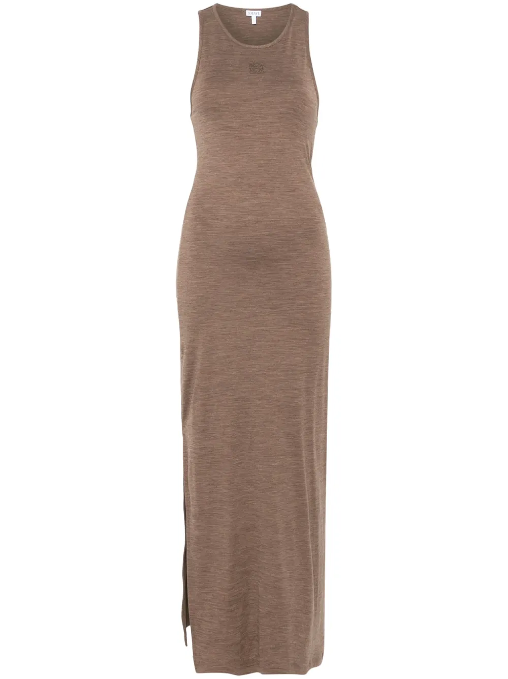 Платье макси с вышивкой Anagram LOEWE, коричневый
Платье макси с вышивкой Anagram LOEWE, коричневый
