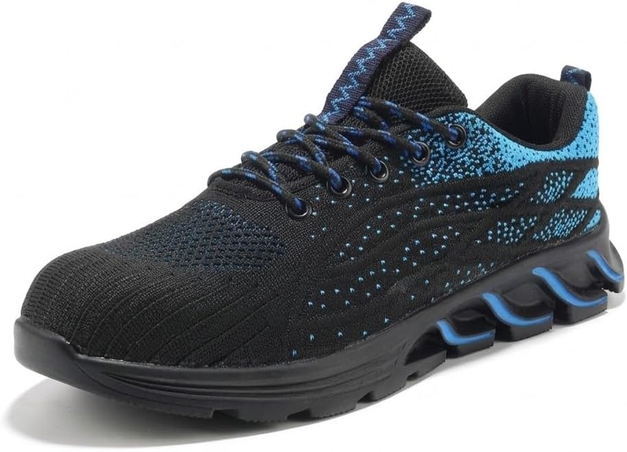 Мужские защитные кроссовки с стальным носком, низкие, проколостойкие, с кевларовой вставкой, кроссовки, дышащие, для промышленного и строительного использования, противоскользящие, черно-синие, размер США Flowergirr
Мужские защитные кроссовки с стальным носком, низкие, проколостойкие, с кевларовой вставкой, кроссовки, дышащие, для промышленного и строительного использования, противоскользящие, черно-синие, размер США Flowergirr