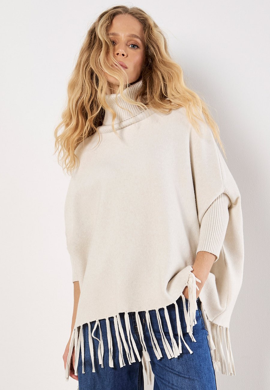 Джемпер Apricot ROLL NECK FRINGE, Cream/Beige
Джемпер Apricot ROLL NECK FRINGE, Cream/Beige