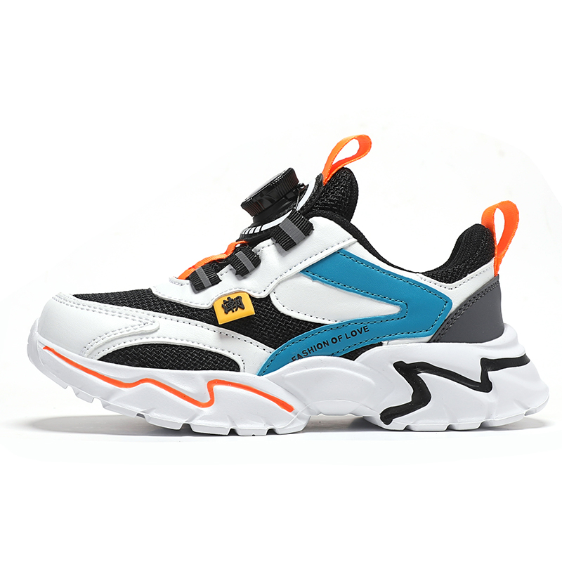 Нескользящие, упругие и дышащие низкие повседневные кроссовки для детей HBRK, черный/оранжевый
Нескользящие, упругие и дышащие низкие повседневные кроссовки для детей HBRK, черный/оранжевый