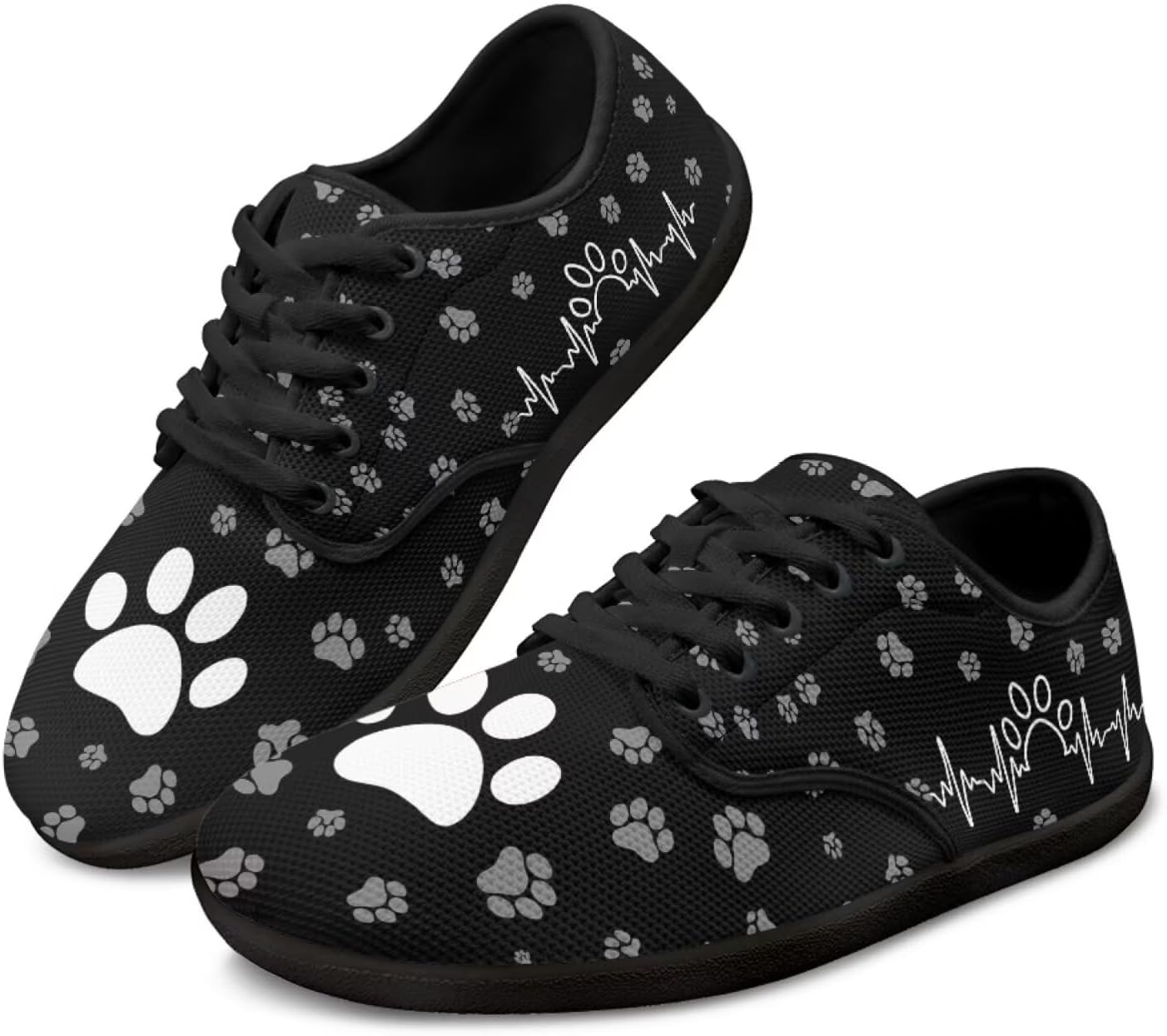 Мужские и женские низкие босоножки на День Святого Патрика с шнуровкой, ходовые туфли из ПУ, кроссовки с широкой носочной частью и нулевым перепадом Pointodoor, Dog Paw Print
Мужские и женские низкие босоножки на День Святого Патрика с шнуровкой, ходовые туфли из ПУ, кроссовки с широкой носочной частью и нулевым перепадом Pointodoor, Dog Paw Print