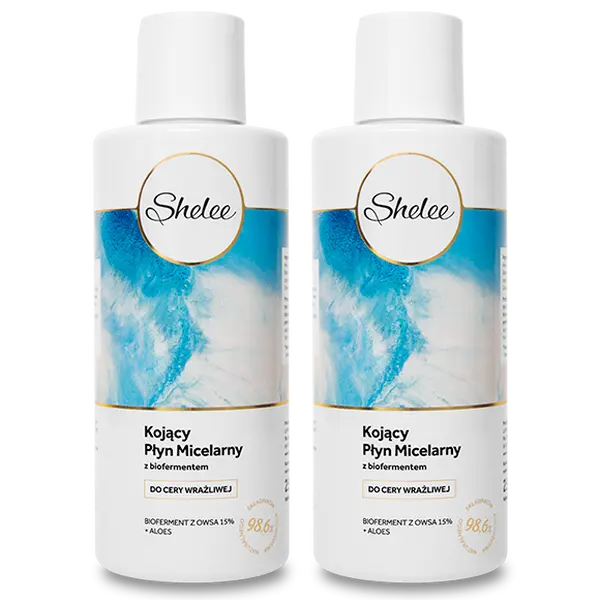 Успокаивающая мицеллярная жидкость с биоферментом овса и алоэ, 250 мл/2 шт. Shelee
Успокаивающая мицеллярная жидкость с биоферментом овса и алоэ, 250 мл/2 шт. Shelee