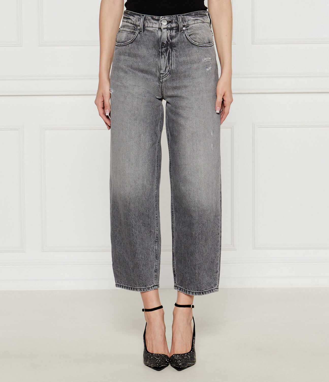 Джинсы Pinko ESTELLE Straight fit, серый
Джинсы Pinko ESTELLE Straight fit, серый