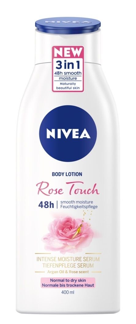 Nivea Rose Touch лосьон для тела, 400 ml
Nivea Rose Touch лосьон для тела, 400 ml