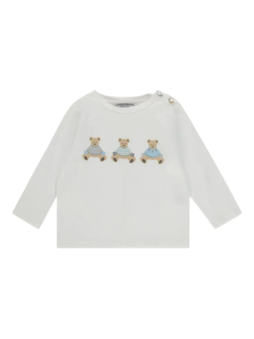 Футболка с принтом L'ORSOBRUNO, синий
Футболка с принтом L'ORSOBRUNO, синий