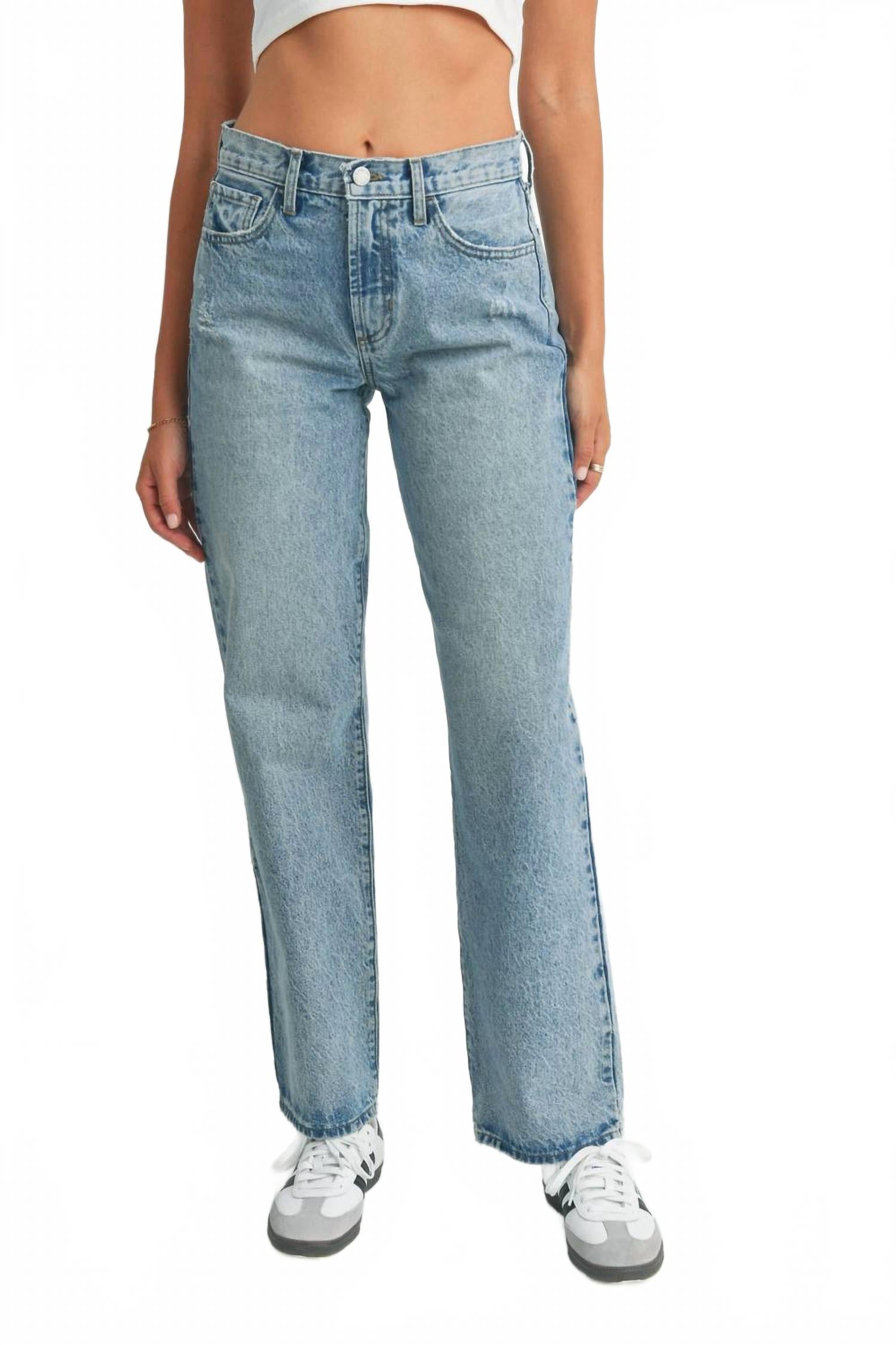 Джинсы Lola Relaxed Straight Leg из светлого денима Just Black Denim, Light Denim
Джинсы Lola Relaxed Straight Leg из светлого денима Just Black Denim, Light Denim