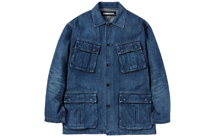 NEIGHBORHOOD Джинсовая куртка мужская синяя, Blue
NEIGHBORHOOD Джинсовая куртка мужская синяя, Blue
