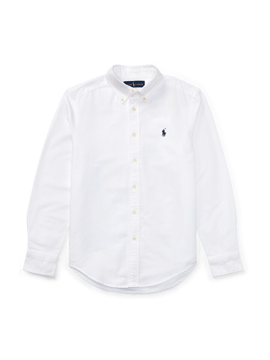 Рубашка на пуговицах Polo Ralph Lauren Slim fit Button Up Shirt, белый 
Рубашка на пуговицах Polo Ralph Lauren Slim fit Button Up Shirt, белый