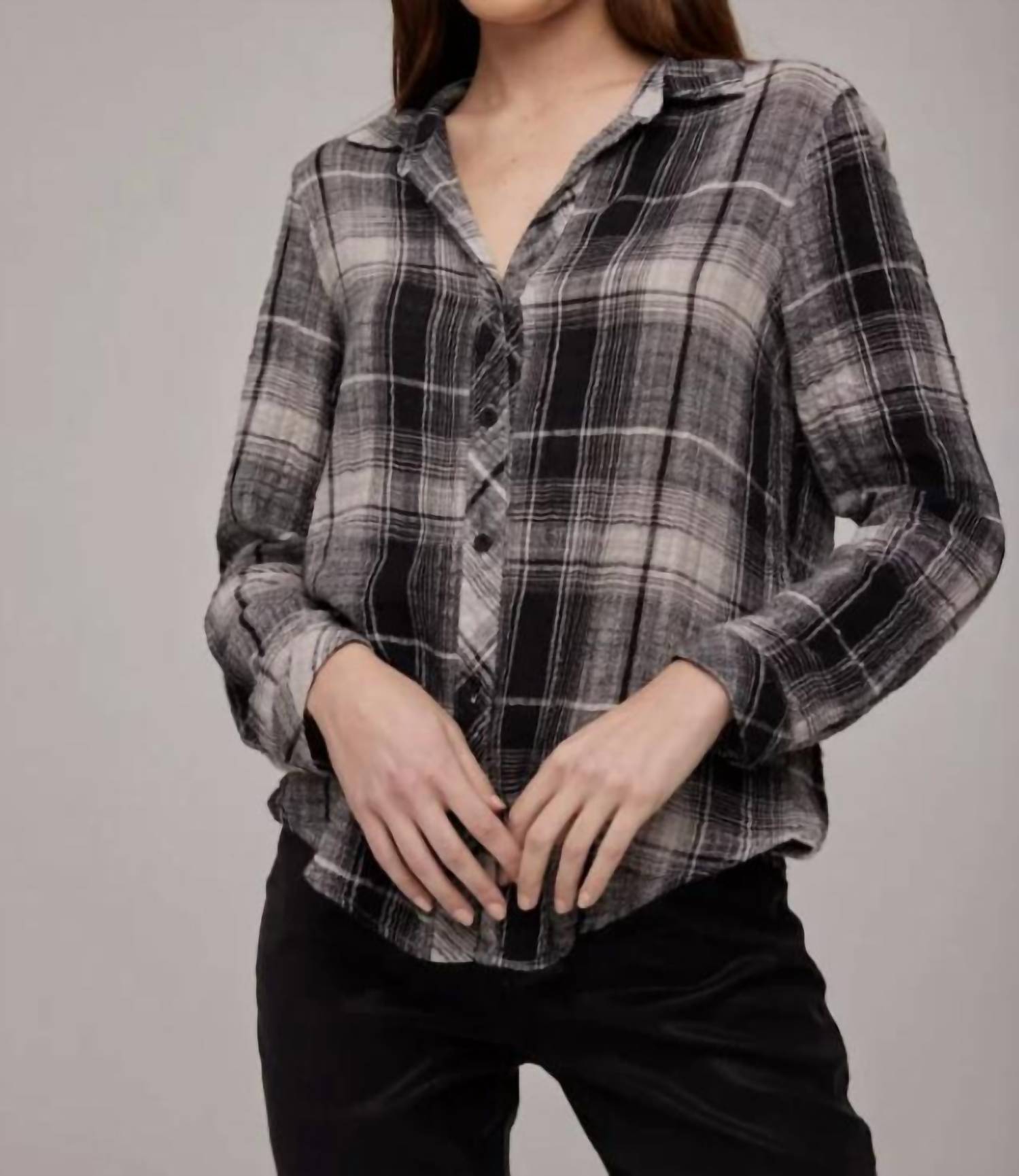 Классическая рубашка на пуговицах в клетку High Desert Bella Dahl, цвет high desert plaid
Классическая рубашка на пуговицах в клетку High Desert Bella Dahl, цвет high desert plaid