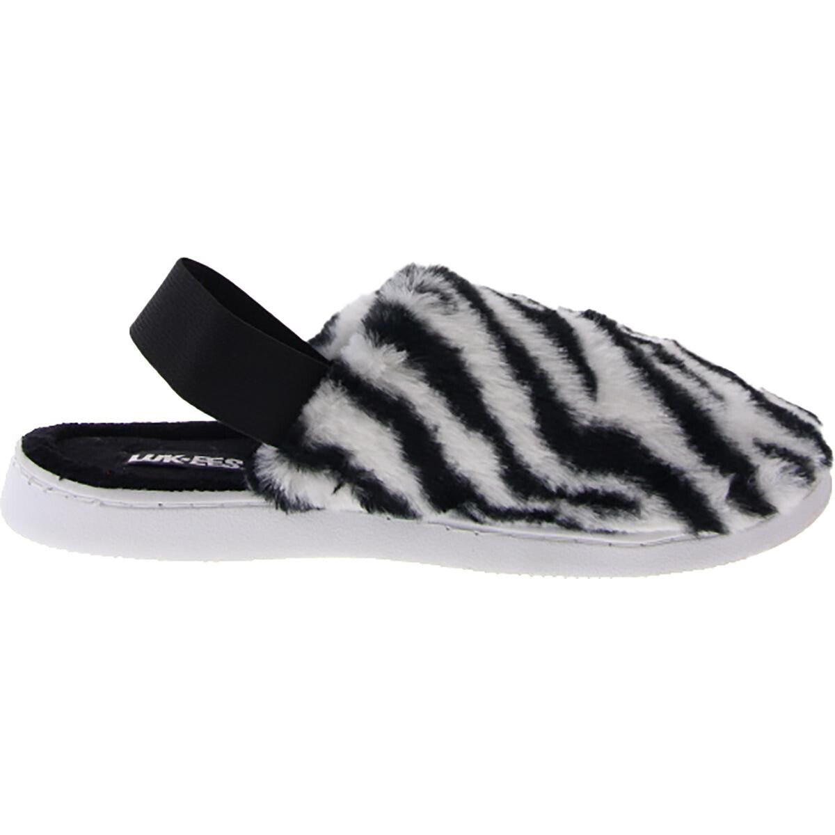 Adaline Slippers Женские полиуретановые тапочки на плоской подошве с открытой пяткой LUKEES by MUK LUKS, цвет Black/White
Adaline Slippers Женские полиуретановые тапочки на плоской подошве с открытой пяткой LUKEES by MUK LUKS, цвет Black/White