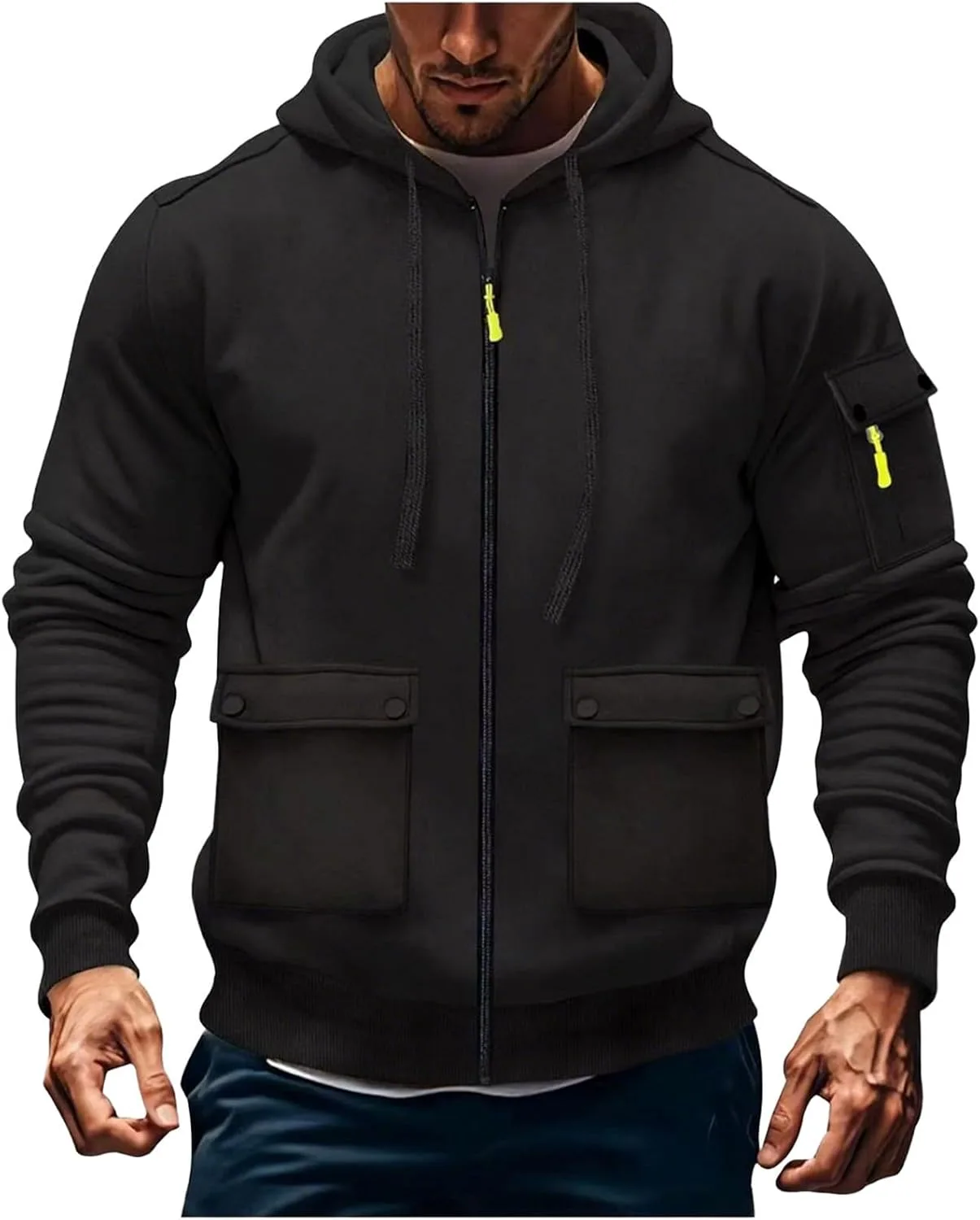 Мужская тактическая худи Vintage Full Zip с карманами
Мужская тактическая худи Vintage Full Zip с карманами