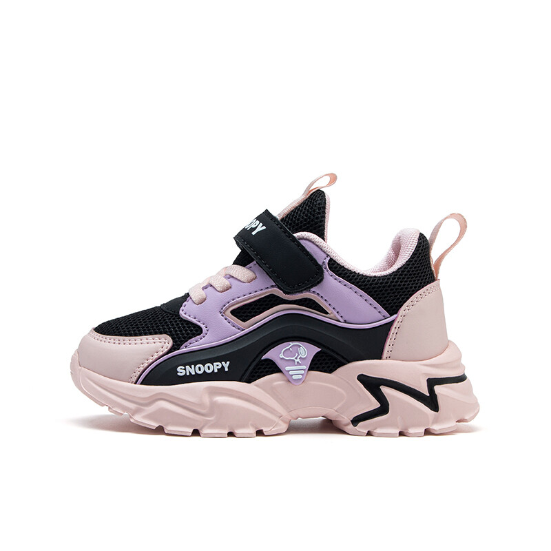 Детская повседневная обувь для детей, кроссовки, кроссовки Snoopy, черный/розовый 
Детская повседневная обувь для детей, кроссовки, кроссовки Snoopy, черный/розовый