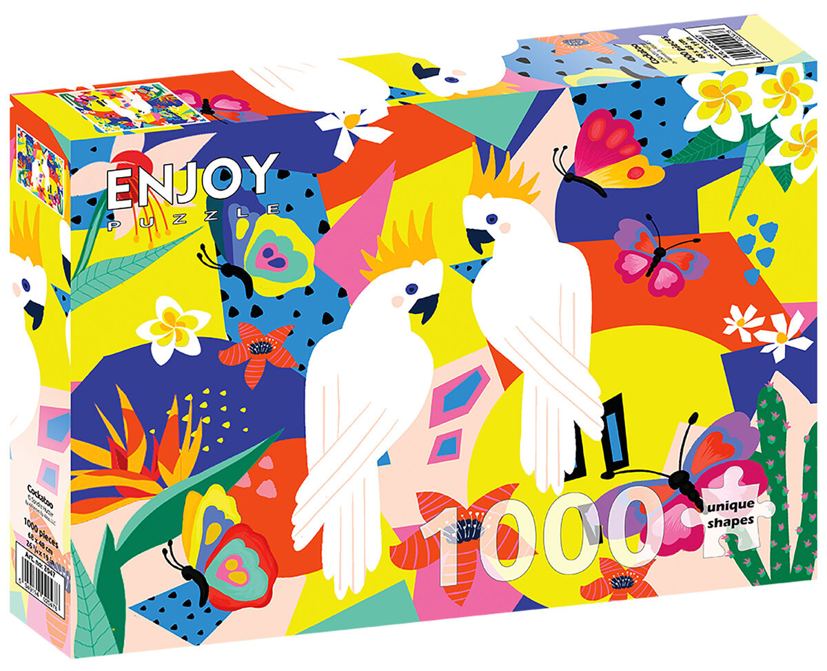 Enjoy, Пазл - Какаду, 1000 шт.
Enjoy, Пазл - Какаду, 1000 шт.