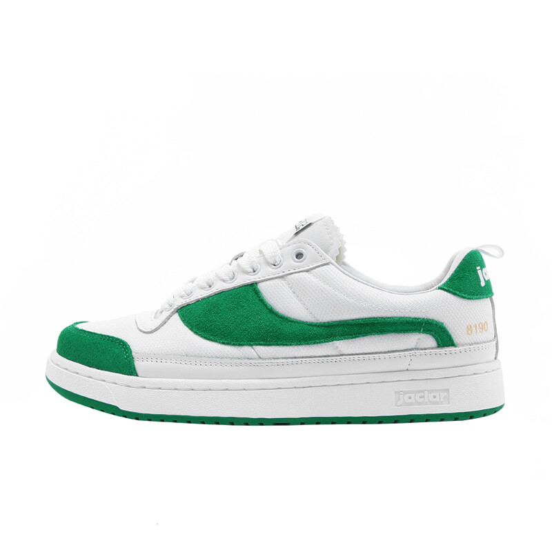 Кеды, скейтборд обувь унисекс низкий верх белый/зеленый Jaclar
Кеды, скейтборд обувь унисекс низкий верх белый/зеленый Jaclar