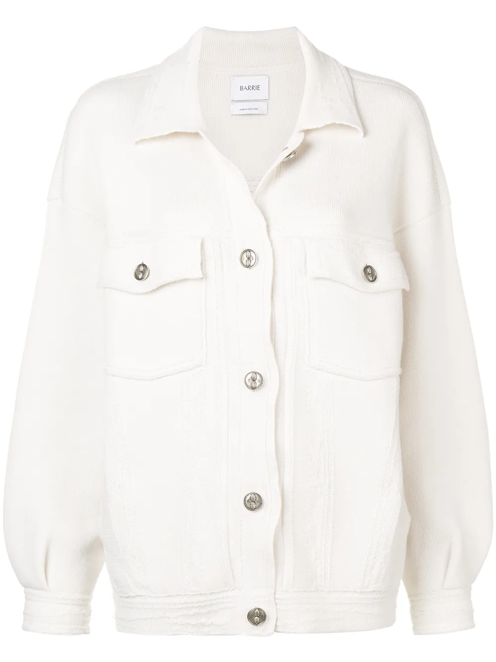 Жакет оверсайз из кашемира Barrie, нейтральный
Жакет оверсайз из кашемира Barrie, нейтральный