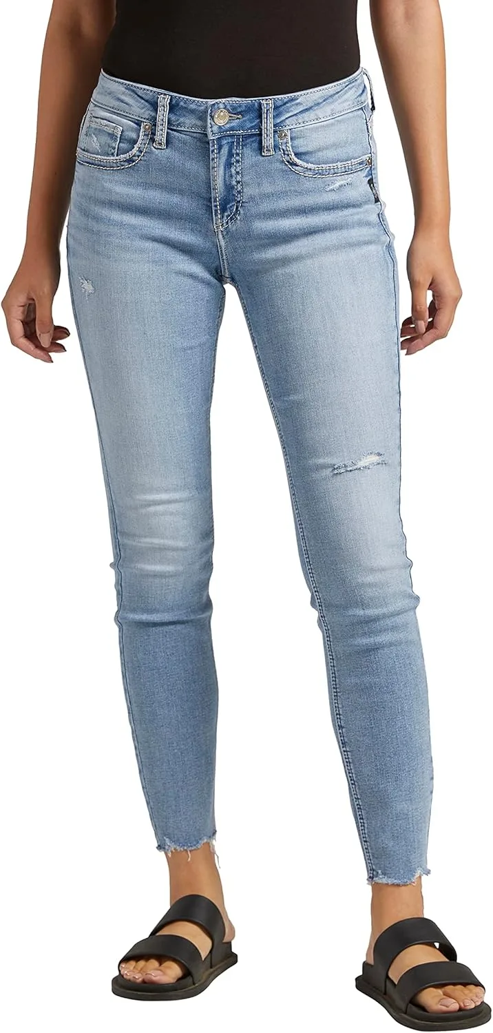 Silver Jeans Co. Женские джинсы Elyse Mid Rise Comfort Fit Skinny
Silver Jeans Co. Женские джинсы Elyse Mid Rise Comfort Fit Skinny