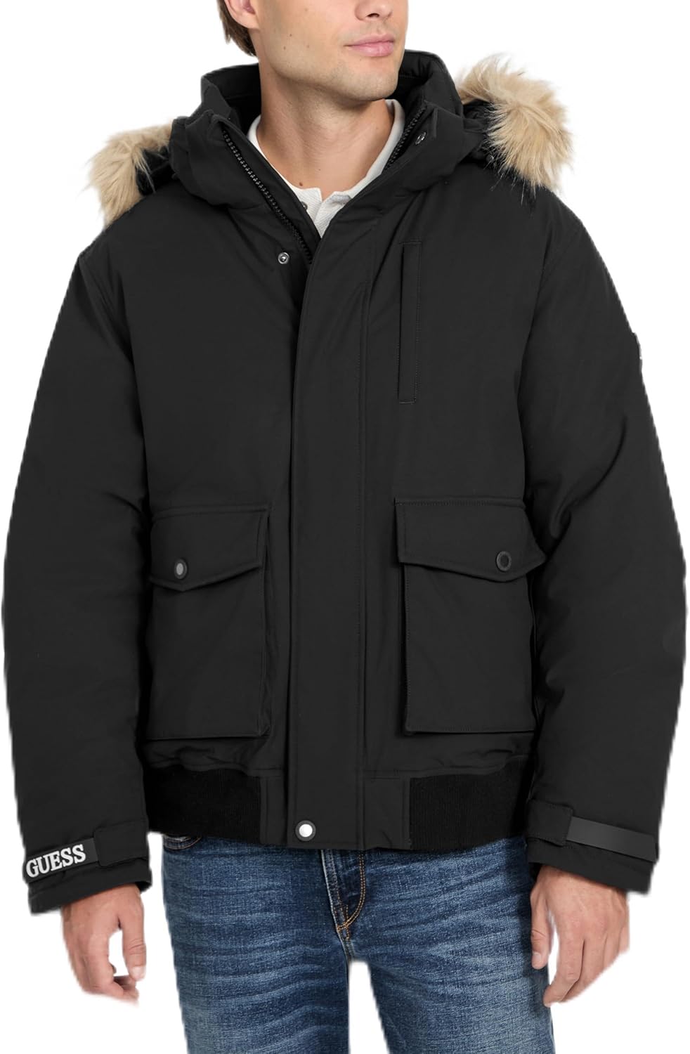 Куртка мужская GUESS Filip, с капюшоном и мехом, софтшелл, Impact Grey
Куртка мужская GUESS Filip, с капюшоном и мехом, софтшелл, Impact Grey