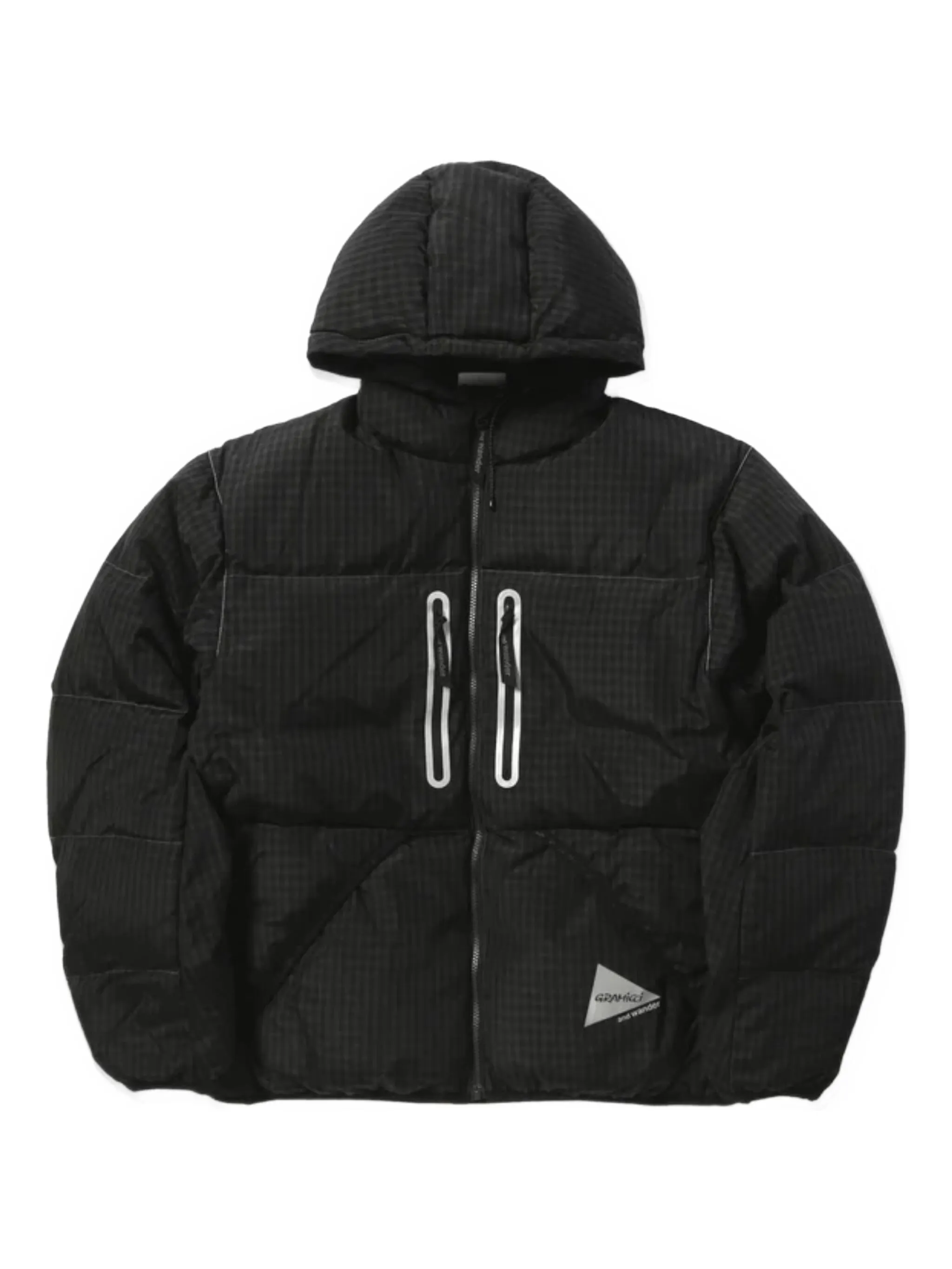 Клетчатая куртка с капюшоном And Wander, черный
Клетчатая куртка с капюшоном And Wander, черный