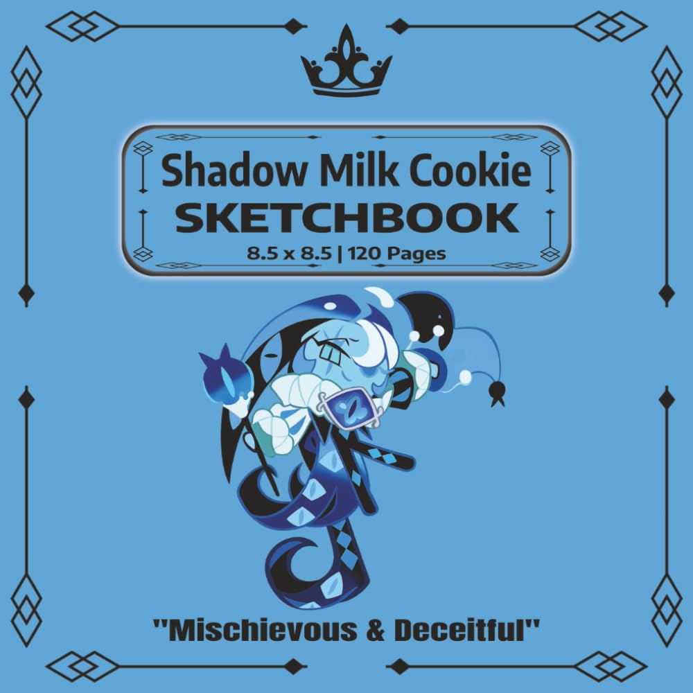 Shadow Milk Cookie Sketchbook Blue: A Cute Square Sketchbook for Drawing, Doodling, Manga, Cartoons & Creative Art | 120 Blank Pages | 8.5 x 8.5 (Independently published)
Shadow Milk Cookie Sketchbook Blue: A Cute Square Sketchbook for Drawing, Doodling, Manga, Cartoons & Creative Art | 120 Blank Pages | 8.5 x 8.5 (Independently published)